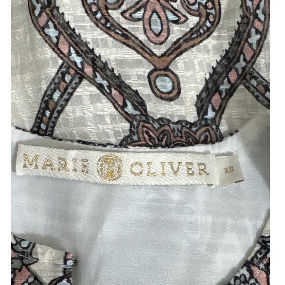 Marie Oliver Preston Opal Medallion Print Mini Dress Size XS - Picture 6 of 12